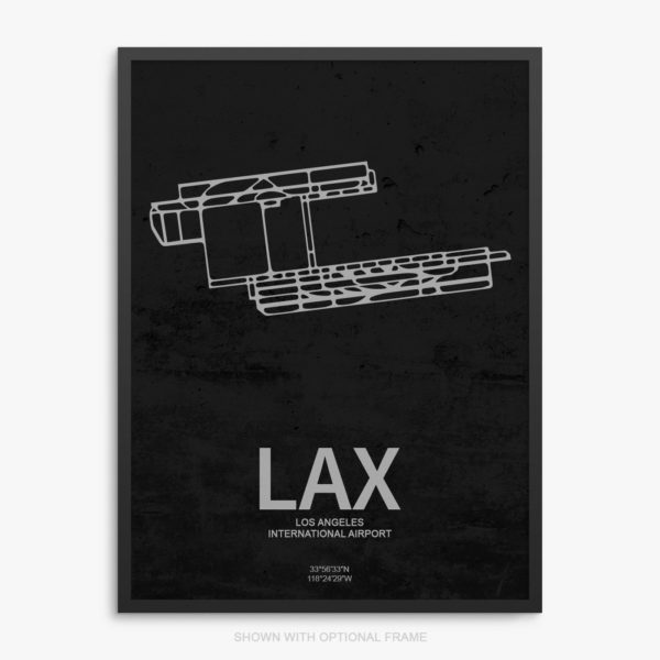 LAX Airport Poster