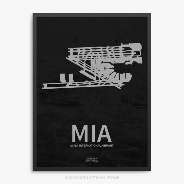 MIA Airport Poster