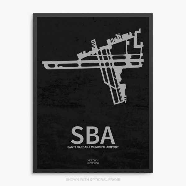 SBA Airport Poster