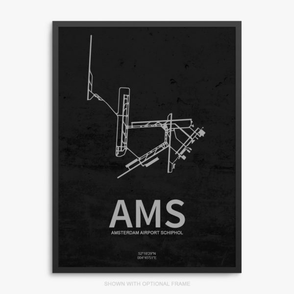 AMS Airport Poster