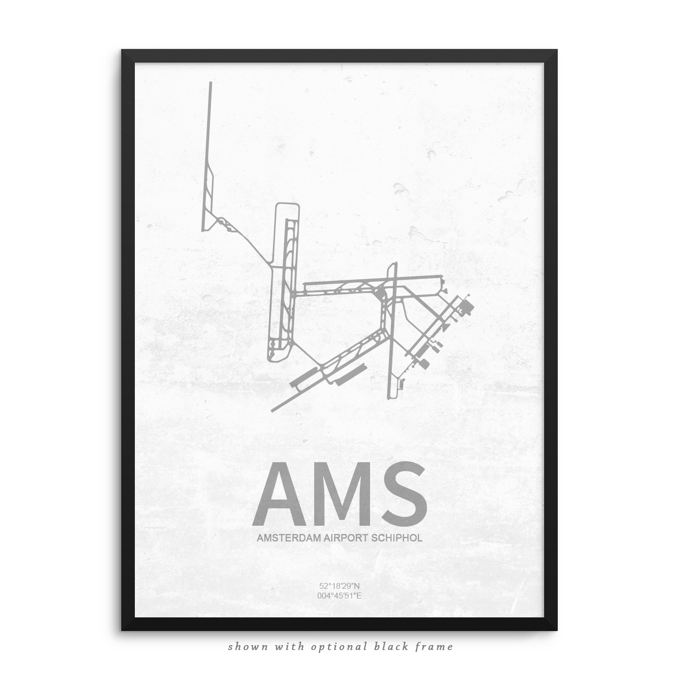 AMS Airport Poster – Airport Decor