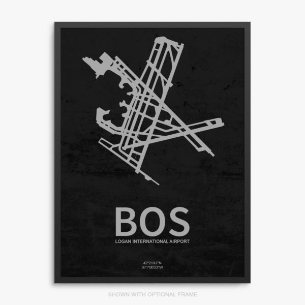 BOS Airport Poster