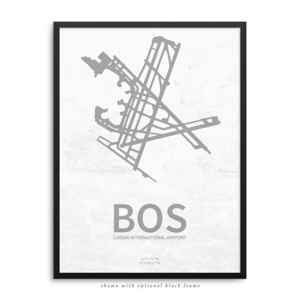 BOS Airport Poster