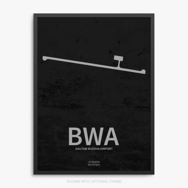 BWA Airport Poster