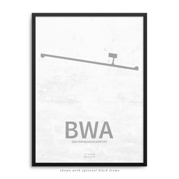 BWA Airport Poster