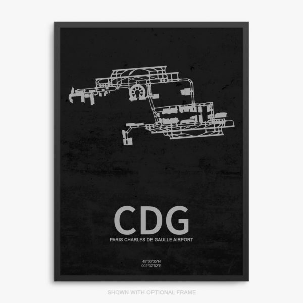 CDG Airport Poster