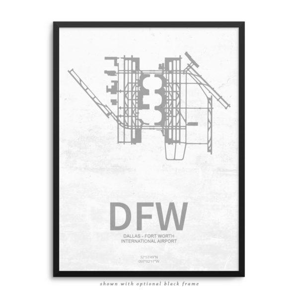 DFW Airport Poster