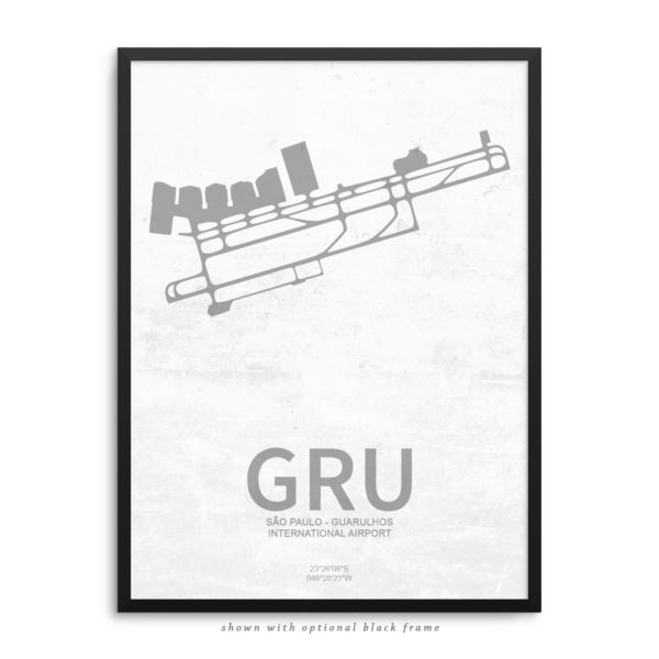 GRU Airport Poster