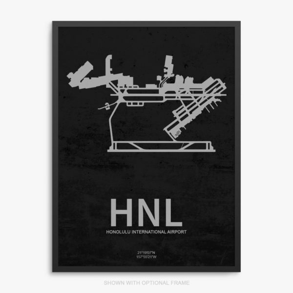 HNL Airport Poster
