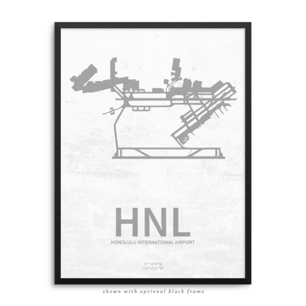 HNL Airport Poster