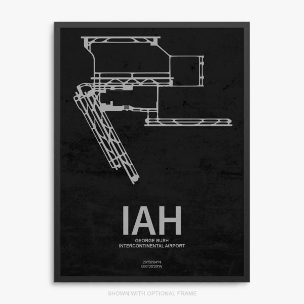 IAH Airport Poster