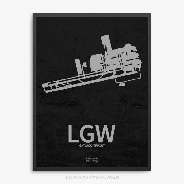 LGW Airport Poster