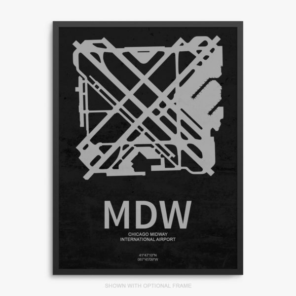 MDW Airport Poster