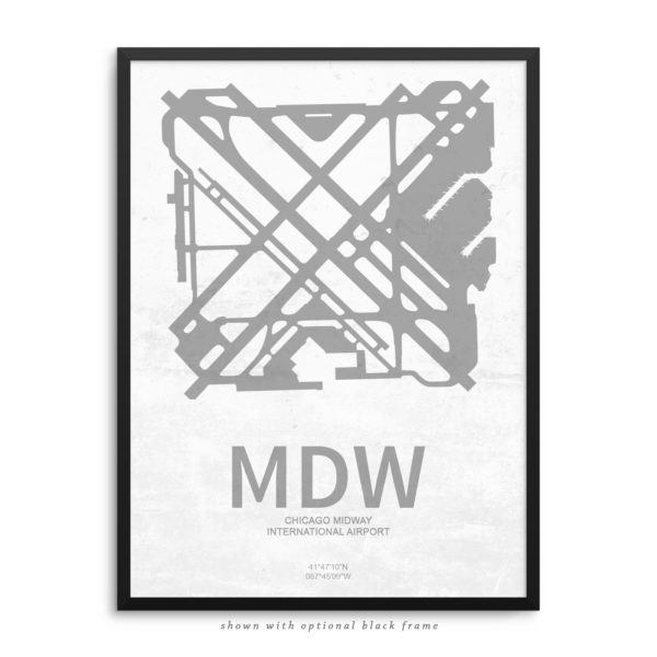 MDW Airport Poster