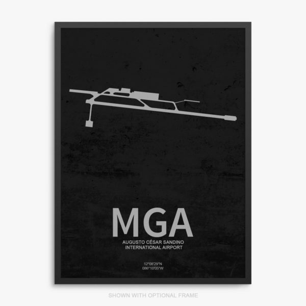 MGA Airport Poster