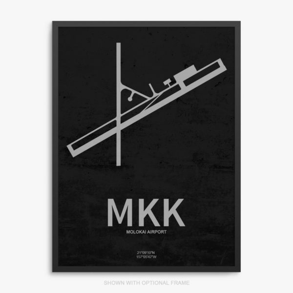 MKK Airport Poster