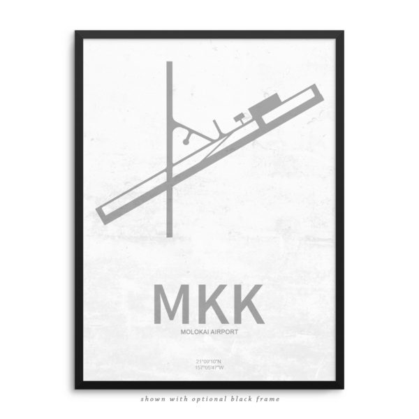 MKK Airport Poster