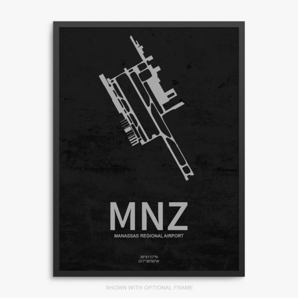 MNZ Airport Poster