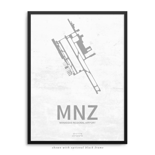 MNZ Airport Poster