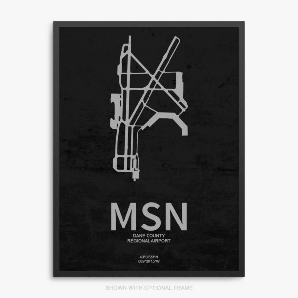 MSN Airport Poster