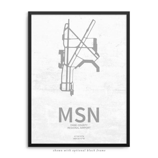 MSN Airport Poster