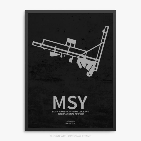 MSY Airport Poster