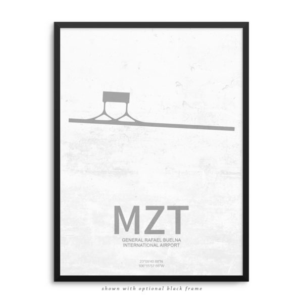 MZT Airport Poster
