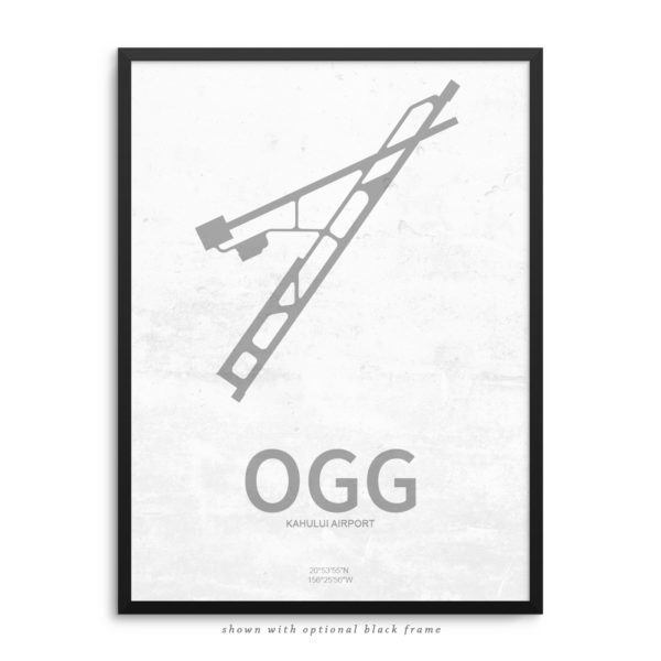 OGG Airport Poster
