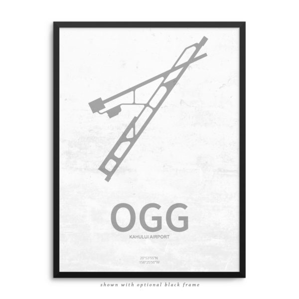 OGG Airport Poster