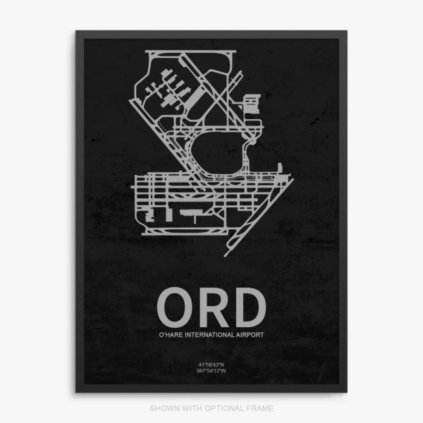 ORD Airport Poster