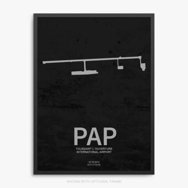 PAP Airport Poster