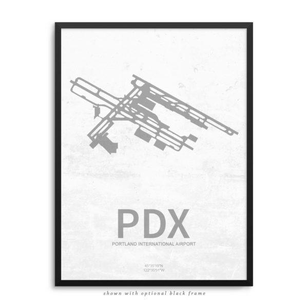 PDX Airport Poster
