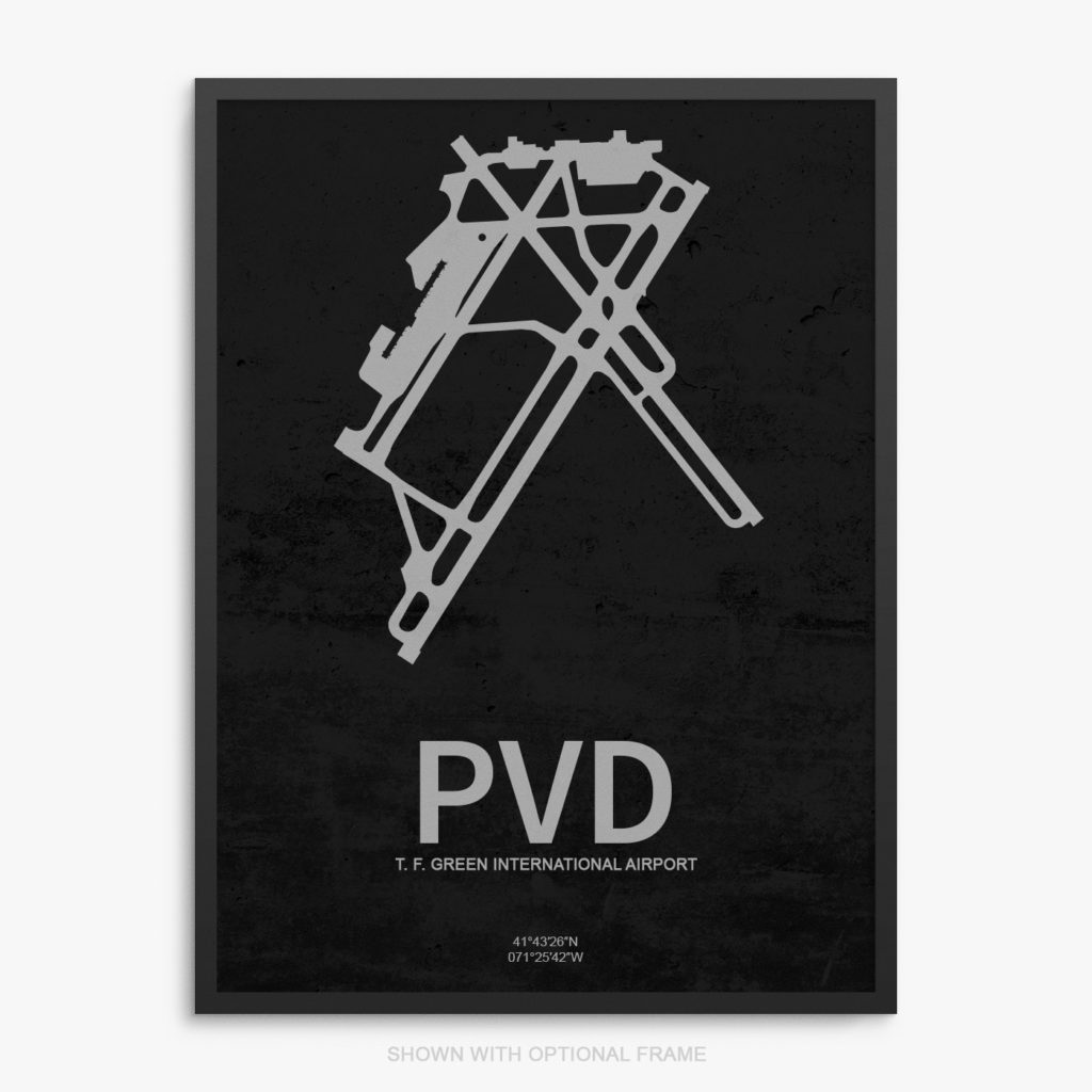 PVD Airport Poster Airport Decor