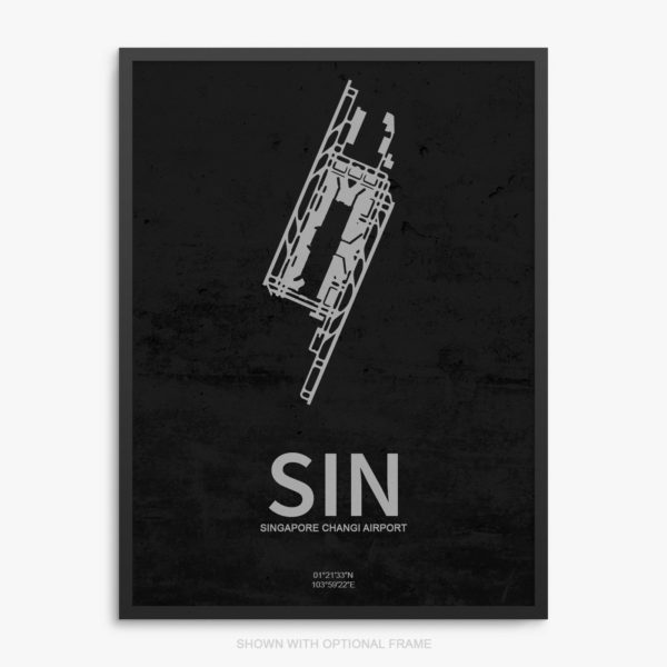 SIN Airport Poster