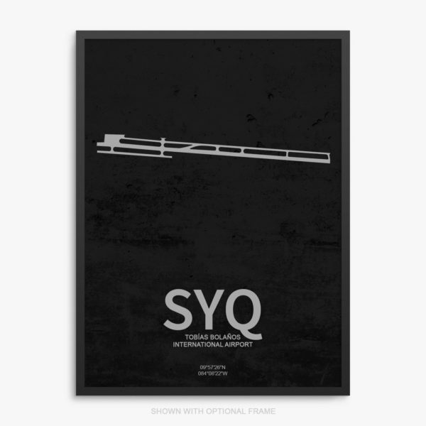 SYQ Airport Poster