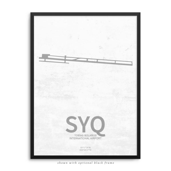 SYQ Airport Poster