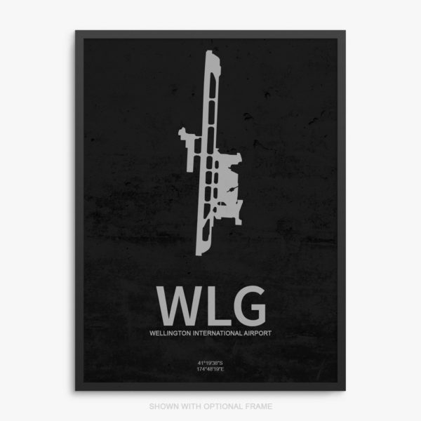 WLG Airport Poster