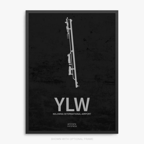 YLW Airport Poster