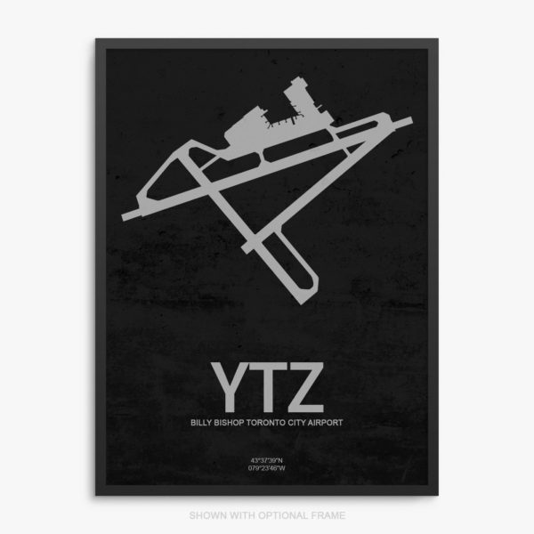 YTZ Airport Poster