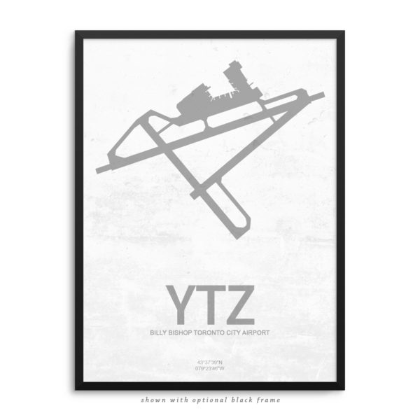 YTZ Airport Poster