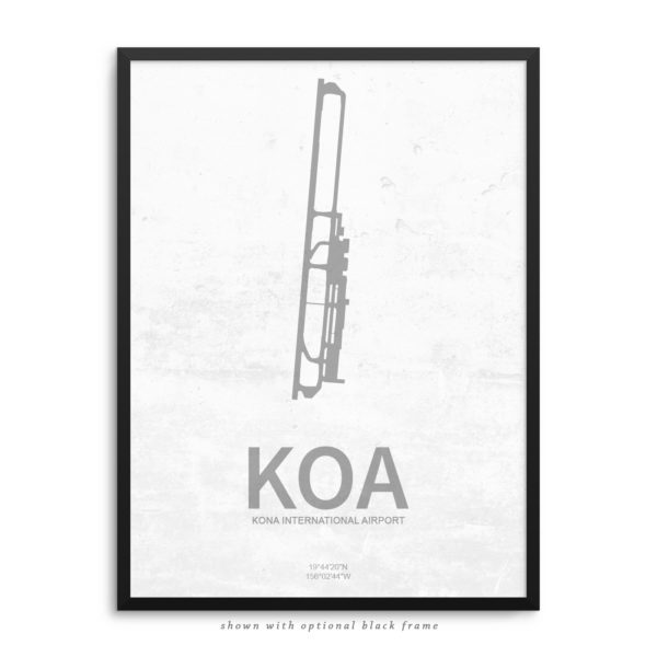 KOA Airport Poster