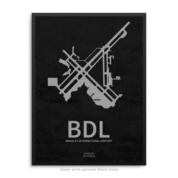 BDL Airport Poster