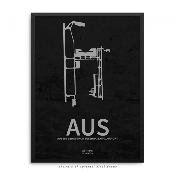 AUS Airport Poster
